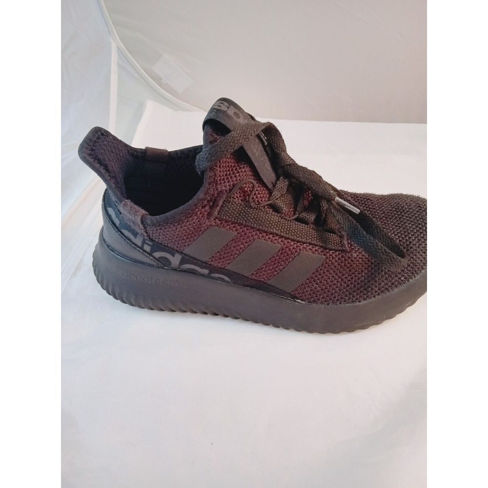 ADIDAS Kids Size 3 Triple Black KAPTIR 2.0 K Running Shoes Q47217 CLOUDFOAM